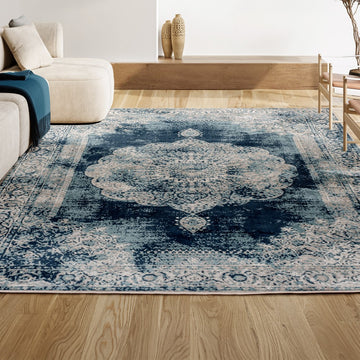 Kelly rosalia Cottage Medallion Area Rug